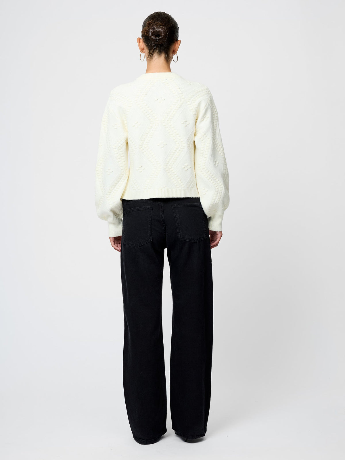 KITTY BOBBLE CONTRAST CARDI