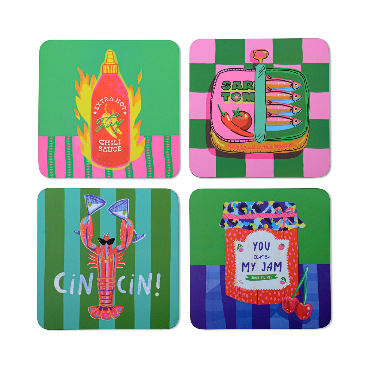 SET/4 COASTERS