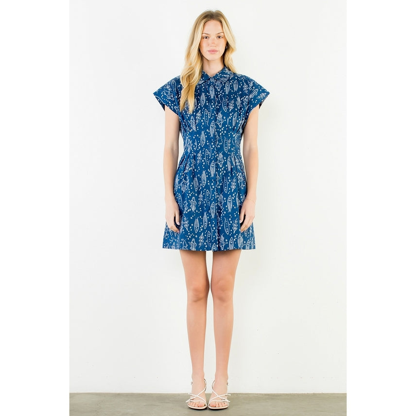 FISH PRINT DRESS
