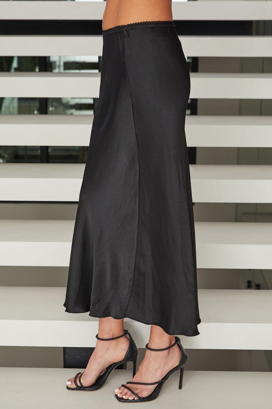 SILKY SLIP SKIRT