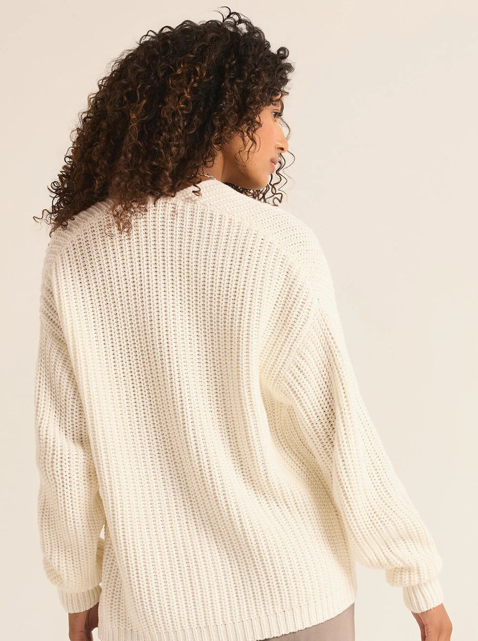 SUTTON RIB CARDI