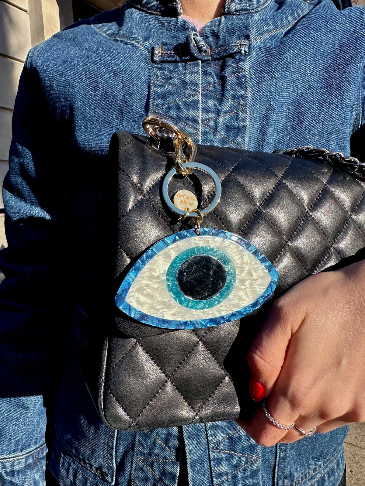 EVIL EYE BAG CHARM