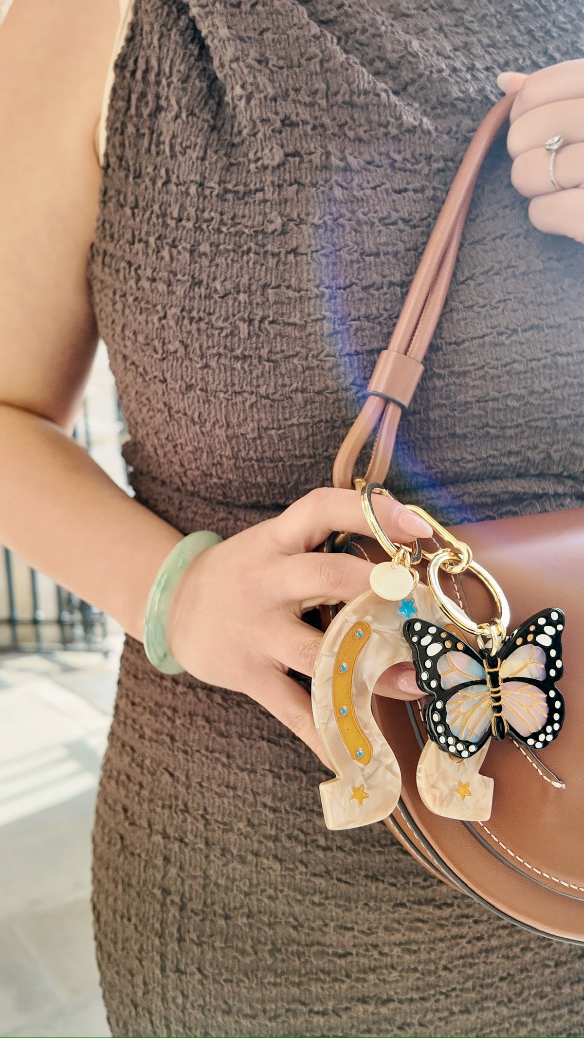 LUCKY HORSESHOE BAG CHARM