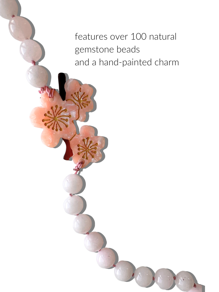 CHERRY BLOSSOM CROSSBODY PHONE CHAIN