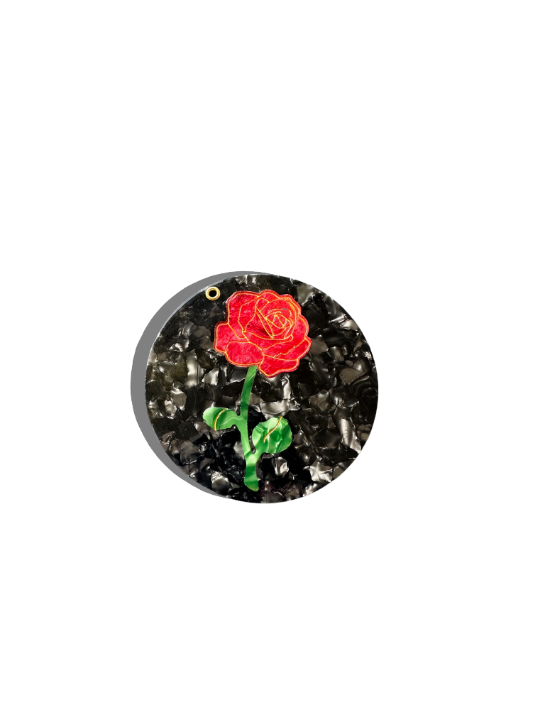 ROSE STEM COMPACT MIRROR