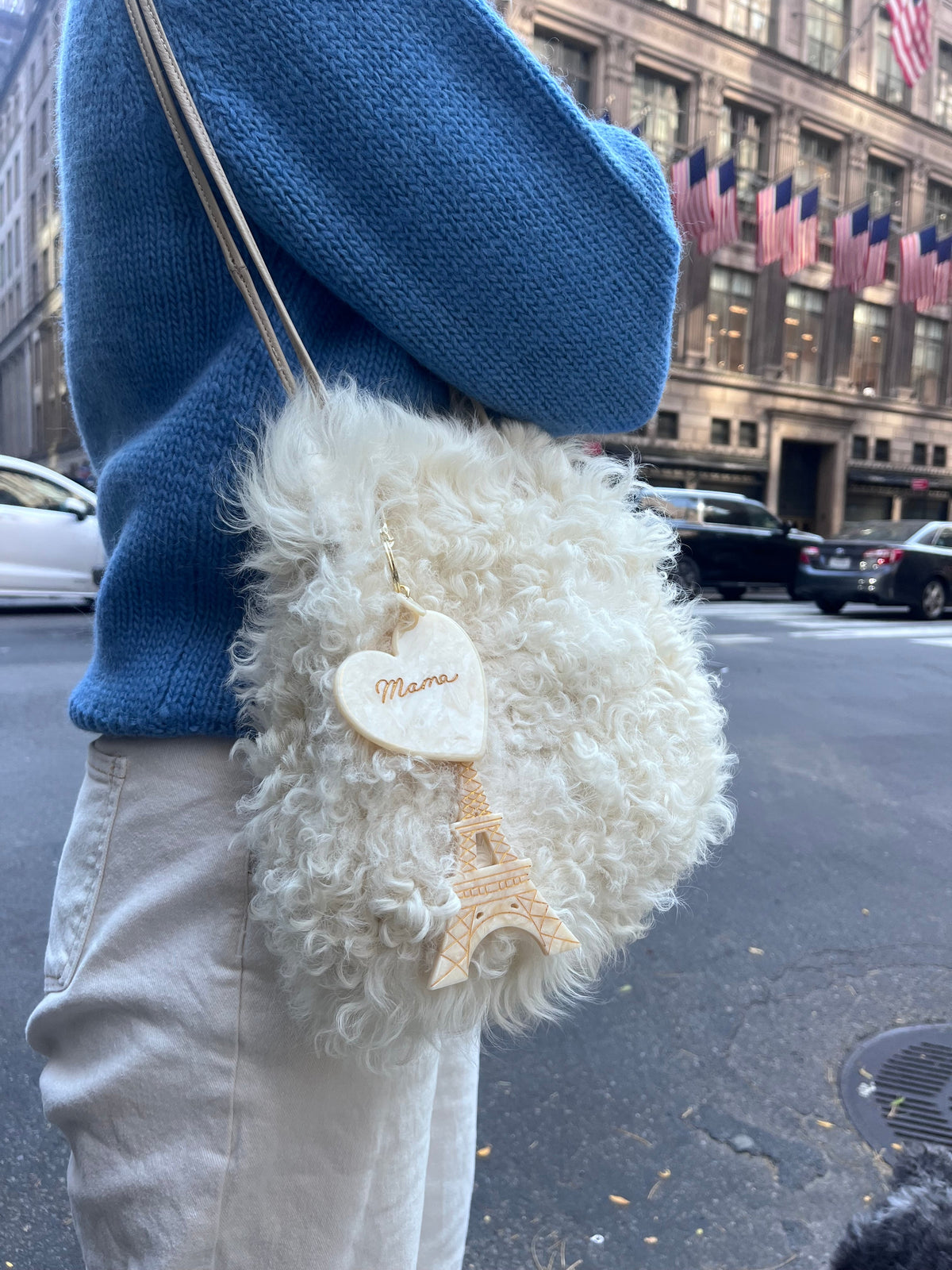 MAMA ACETATE BAG CHARM