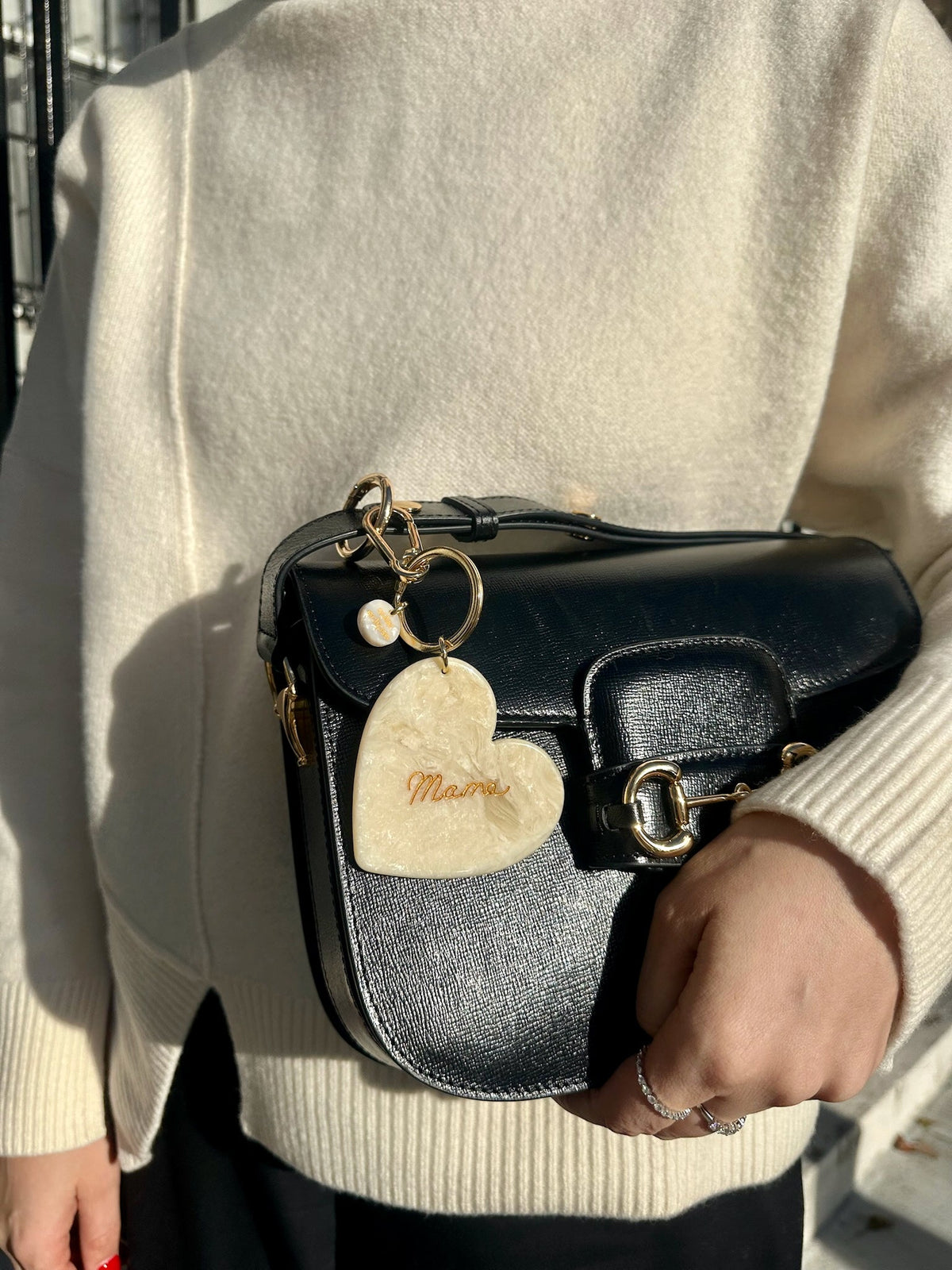 MAMA ACETATE BAG CHARM