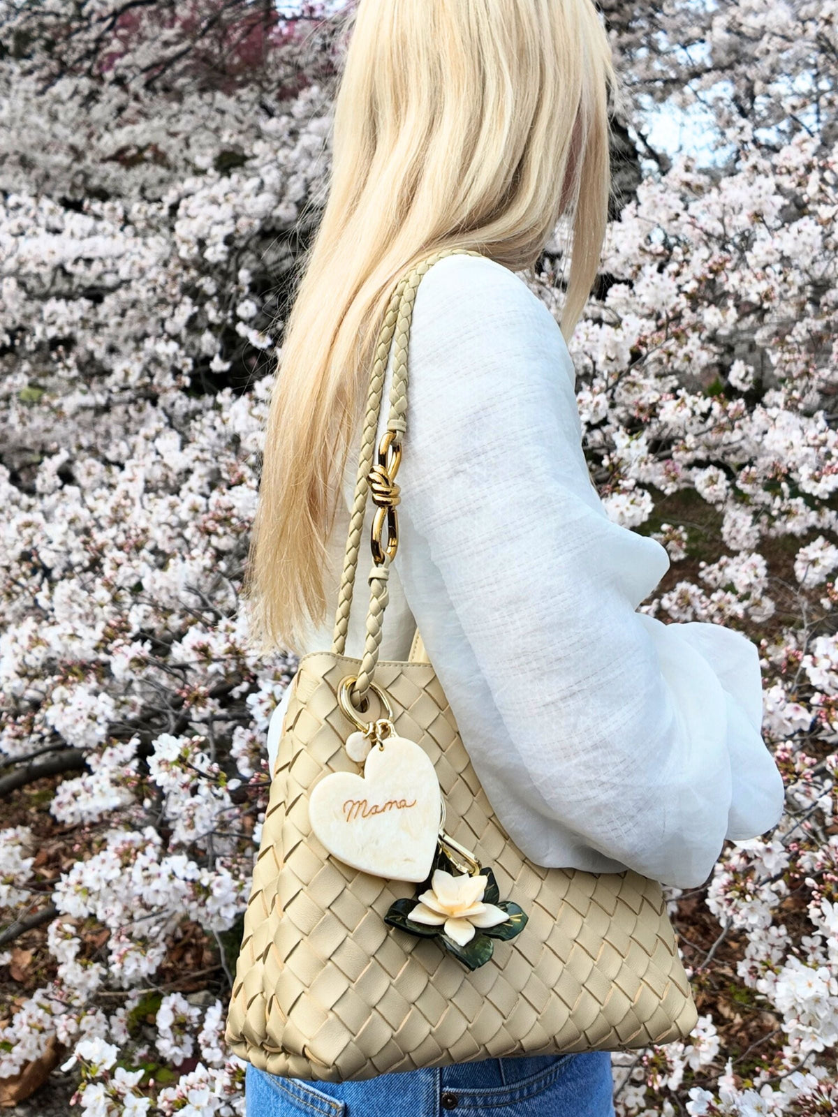 MAMA ACETATE BAG CHARM