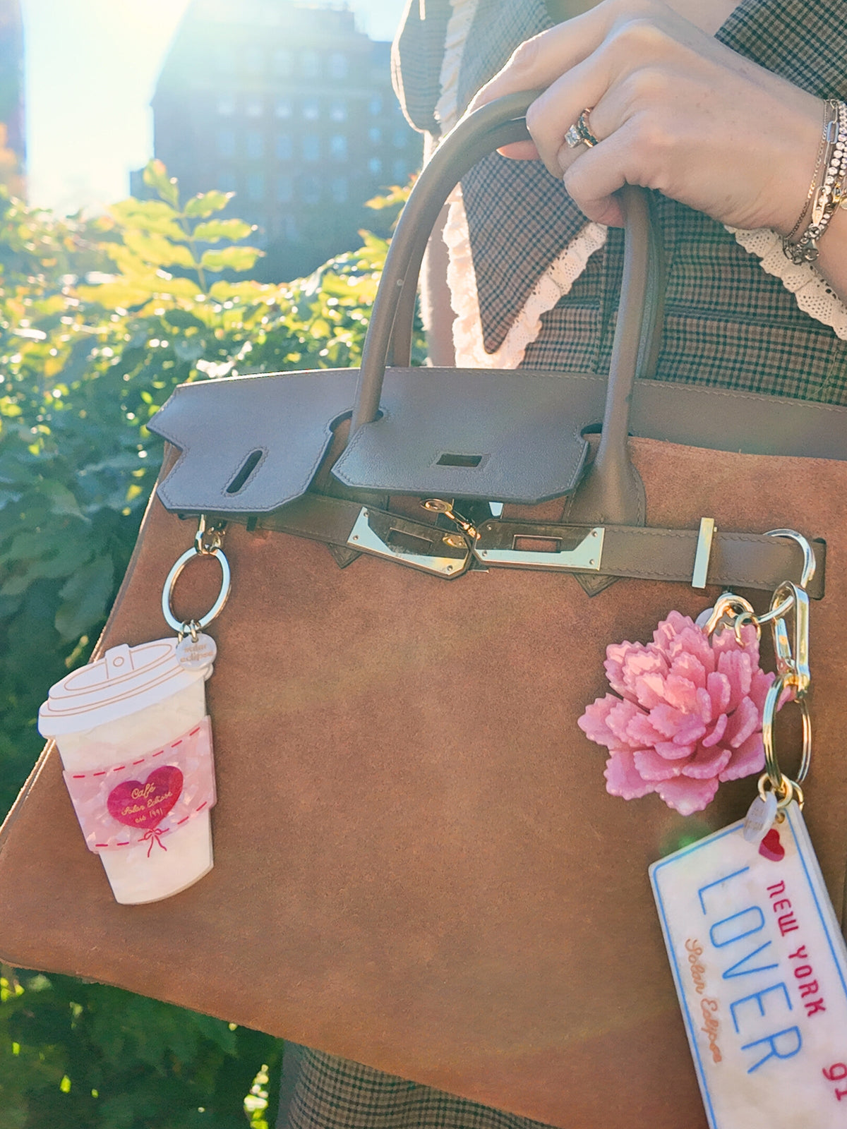 CAFE COFFEE CUP BAG CHARM