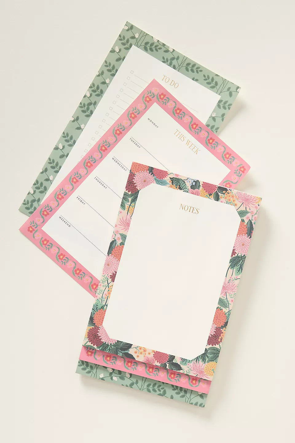 DAHLIA TIERED NOTEPAD