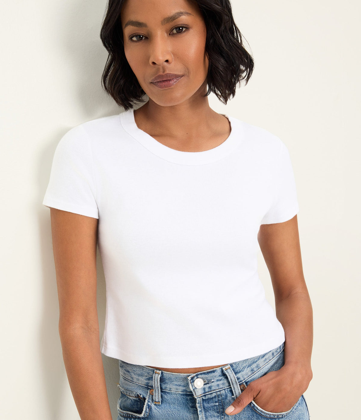 MIMI 1X1 CROPPED TEE