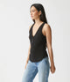 LUNA Y NECK HENLEY TANK