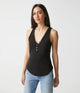 LUNA Y NECK HENLEY TANK