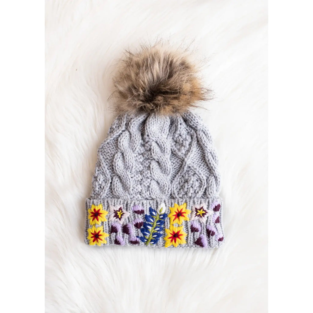 CUFF POM HAT