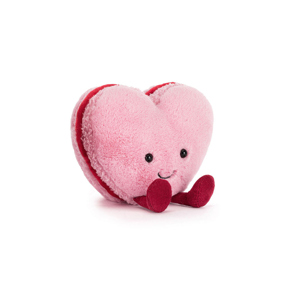 AMUSEABLES COLETTE PINK HEART MACARON