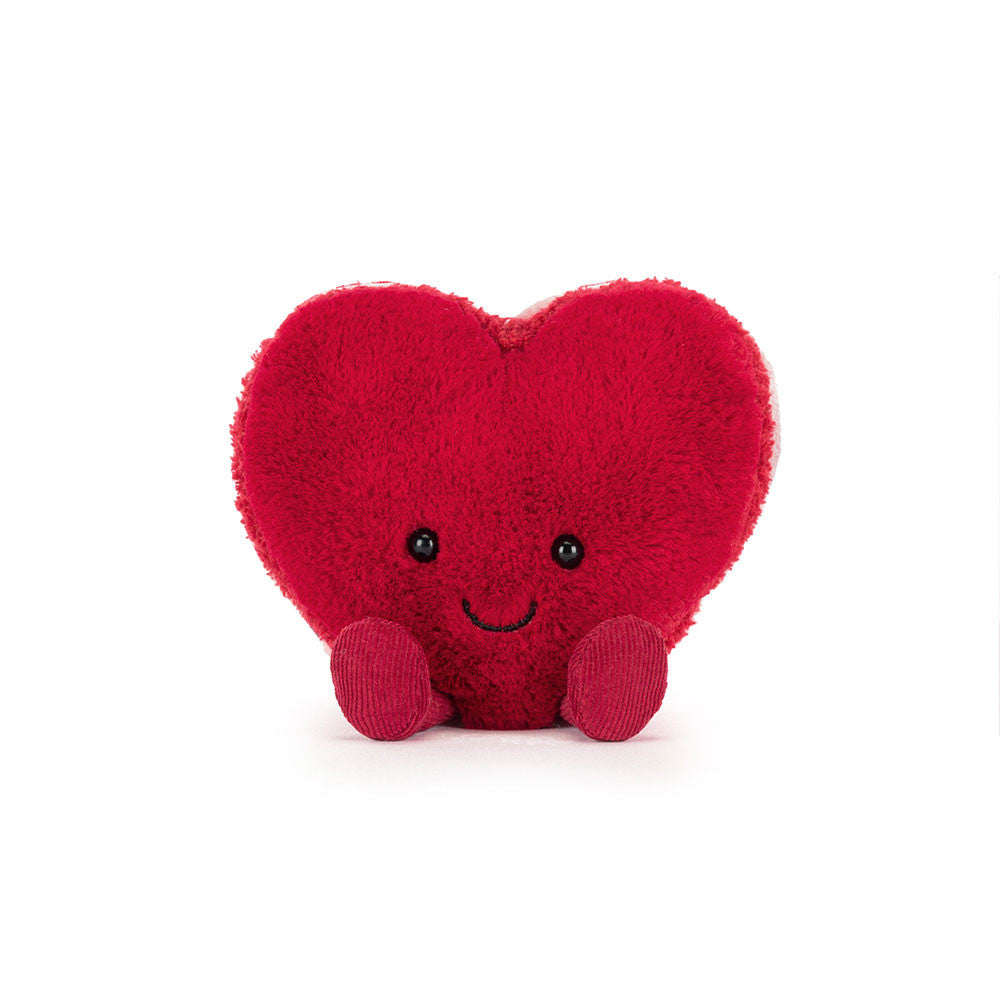 AMUSEABLES ARLETTE RED HEART MACARON
