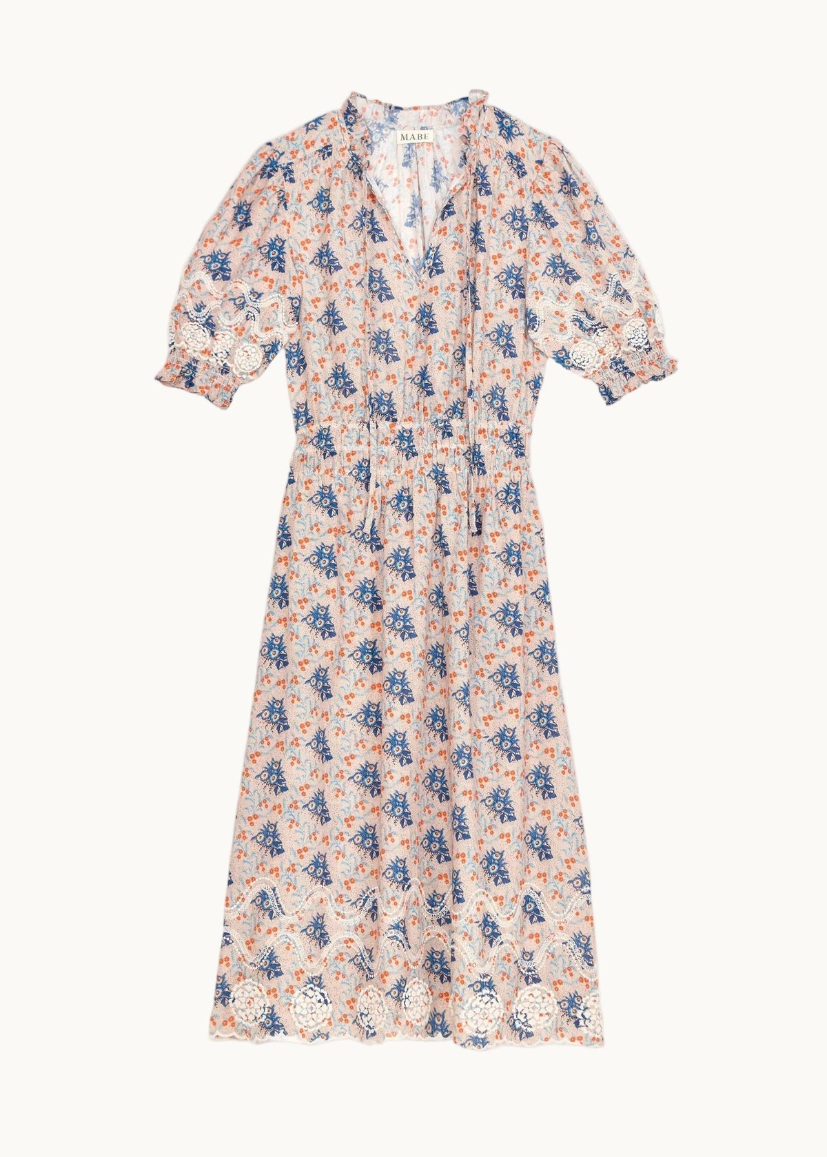 ASTER PRINT MIDI DRESS