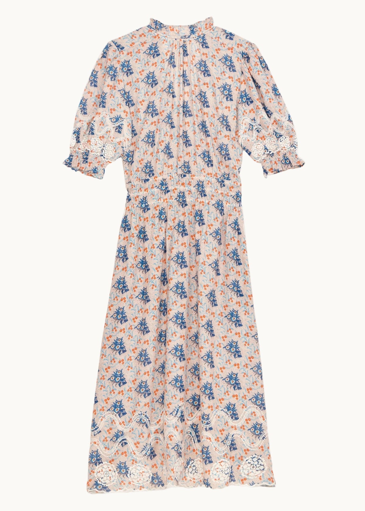 ASTER PRINT MIDI DRESS
