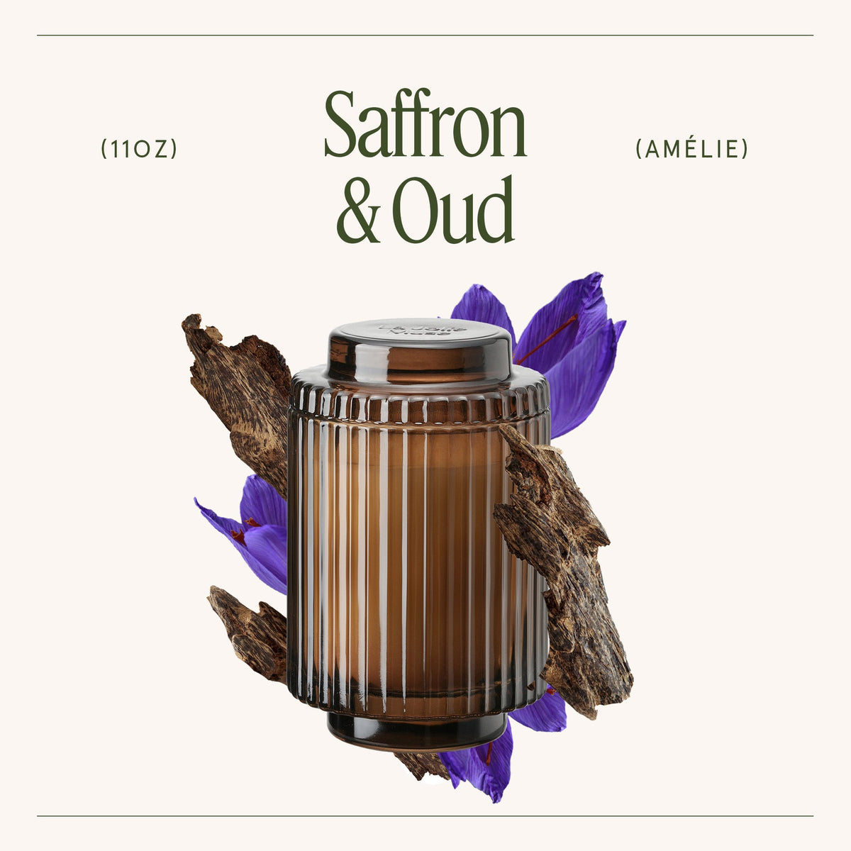 AMELIE CANDLE SAFFRON & OUD
