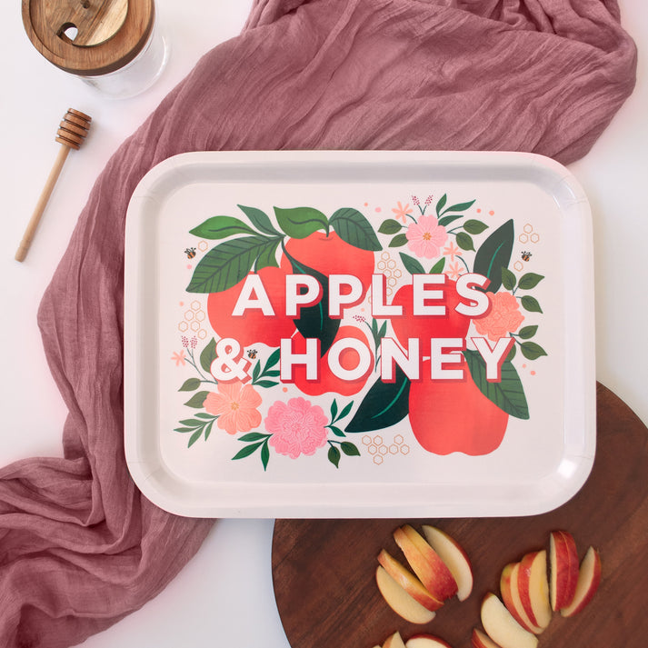 APPLES &amp; HONEY SERVING TRAY