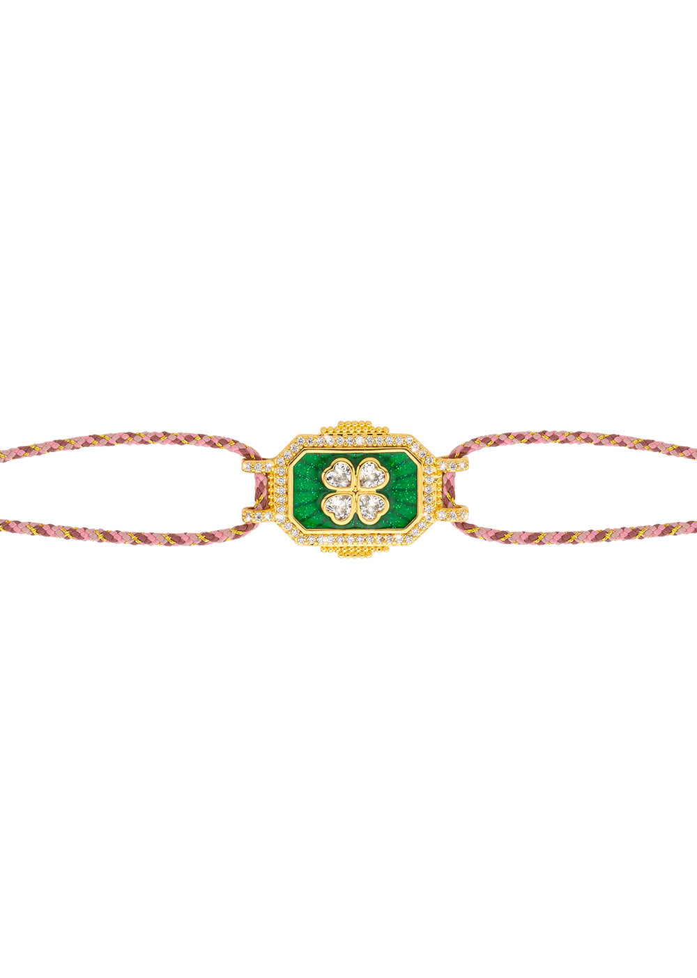 GREEN CLOVER BRACELET