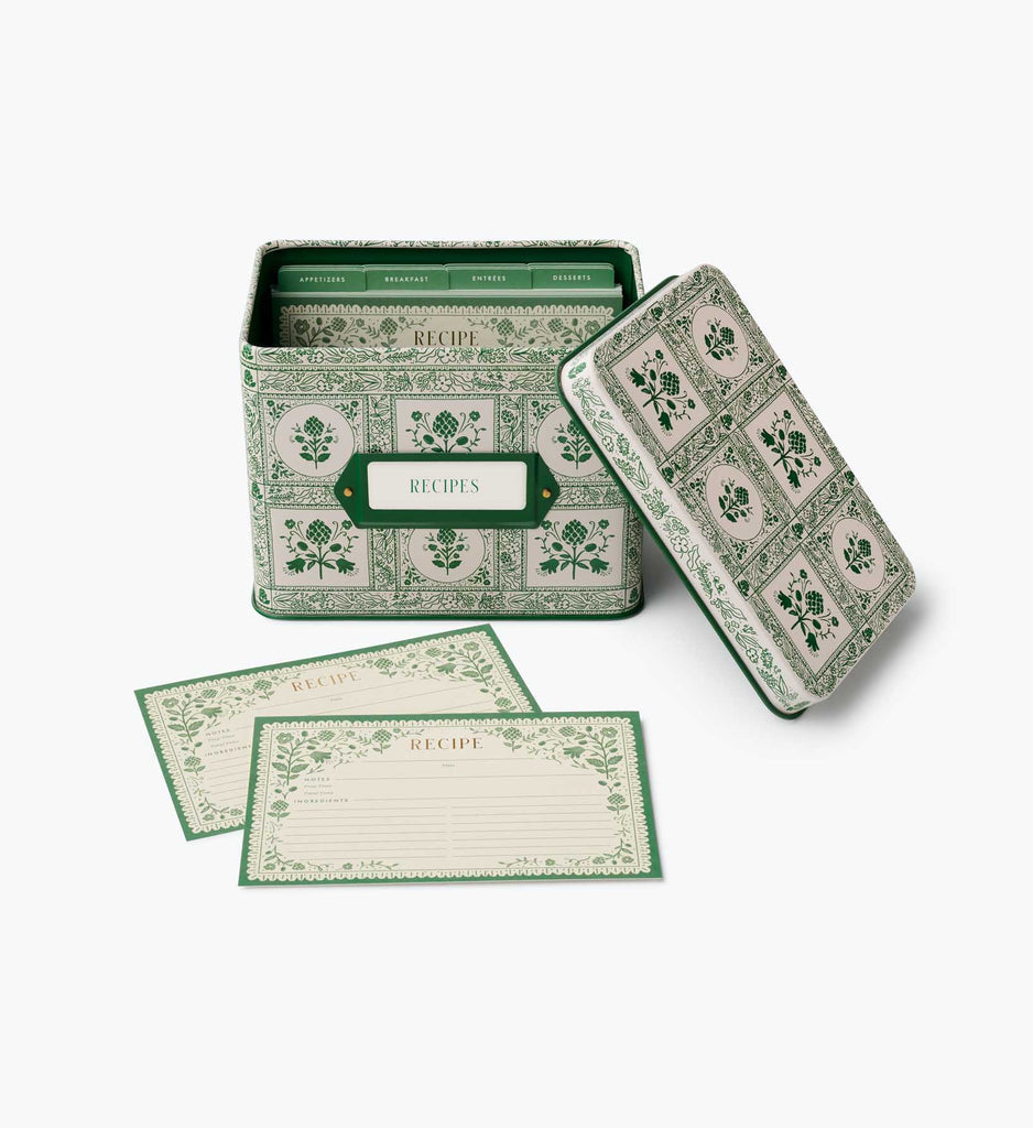 ARTICHOKE RECIPE BOX