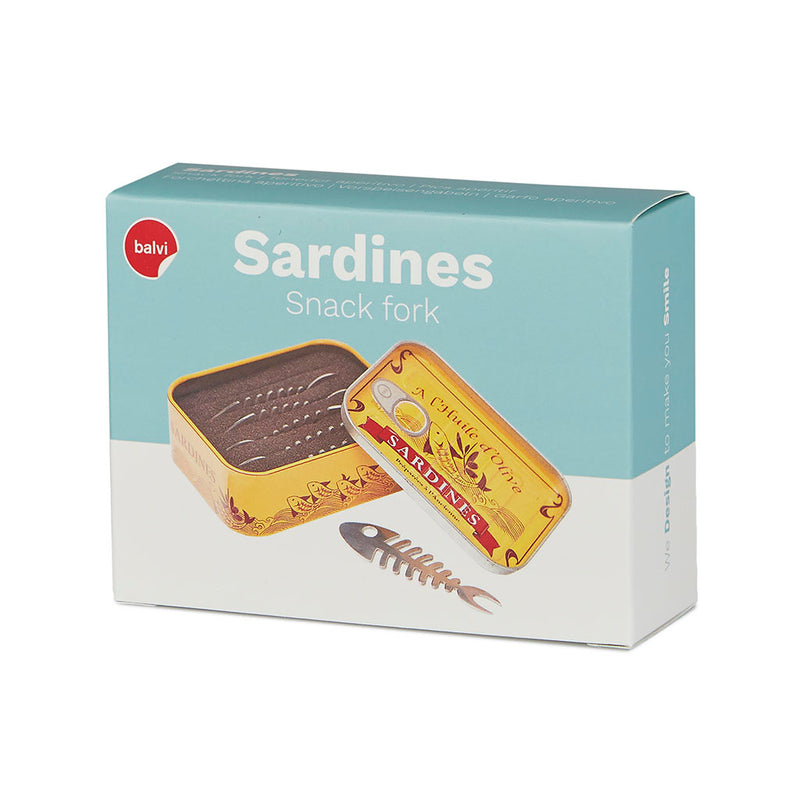 SNACK FORK SARDINES TIN