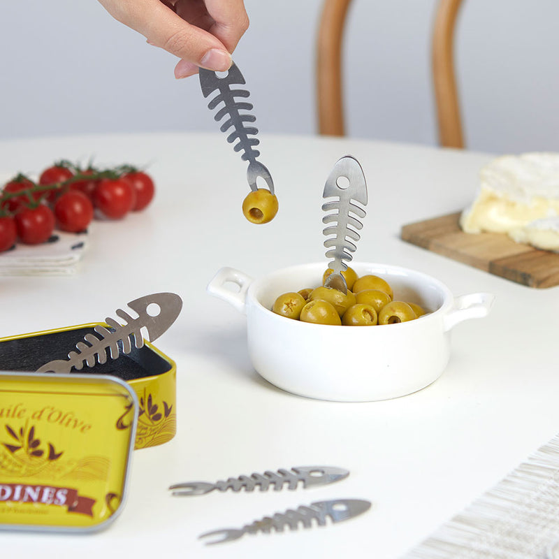 SNACK FORK SARDINES TIN