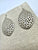 LARGE LACY LEAF 1 DIAMOND EARRING