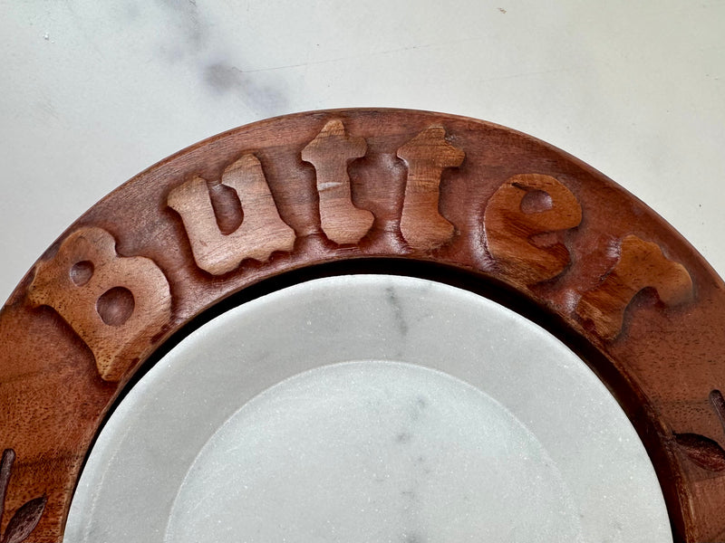 VINTAGE ENGLISH BUTTER BOARD