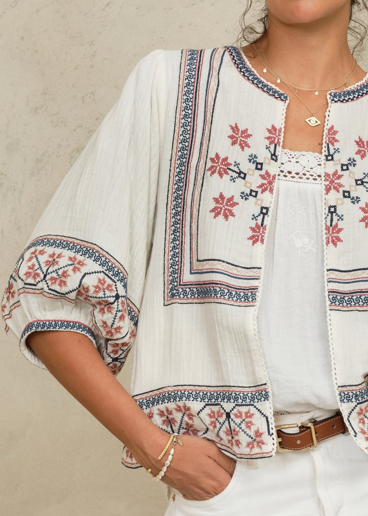 CALISTA EMBROIDERED JACKET