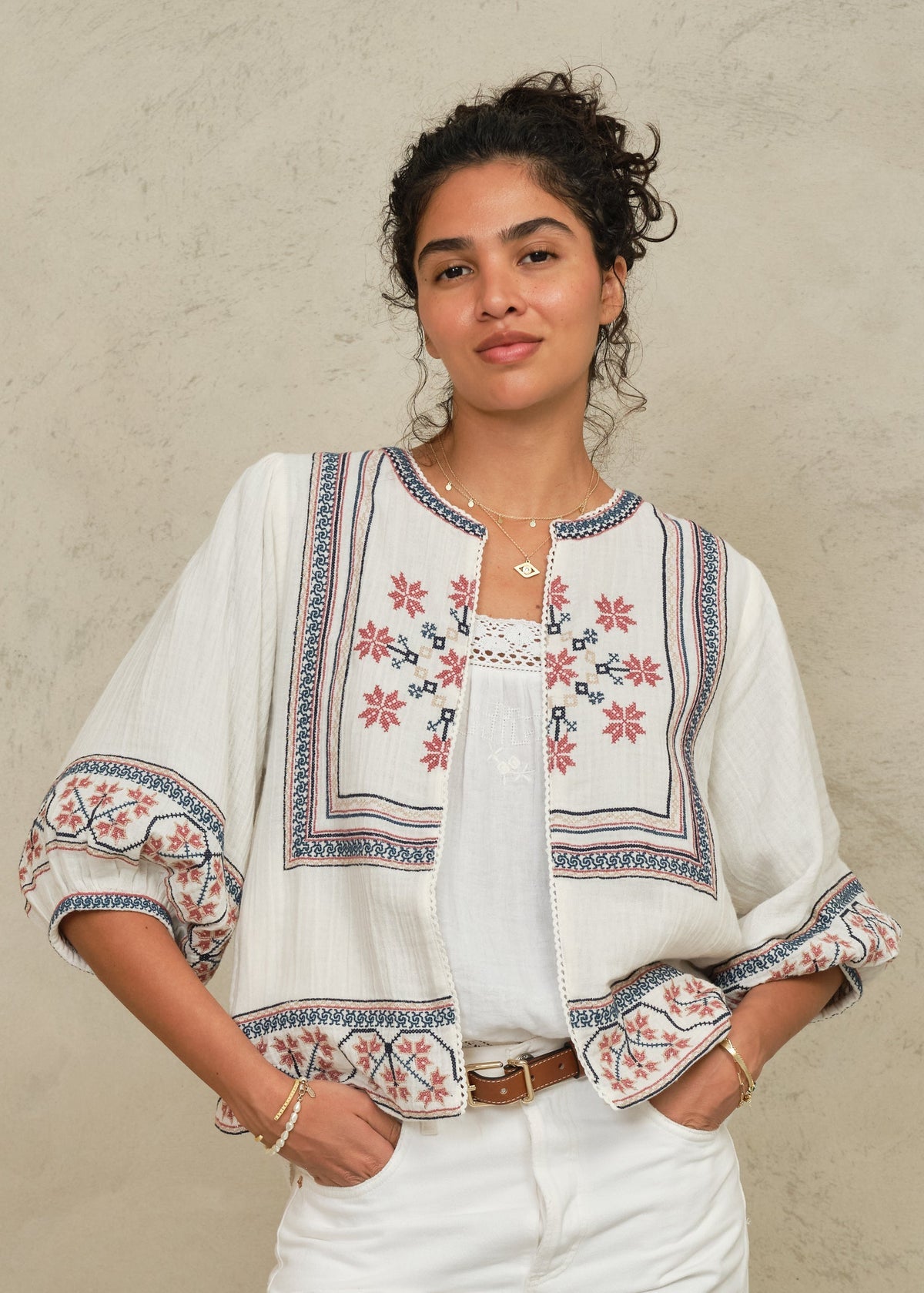 CALISTA EMBROIDERED JACKET