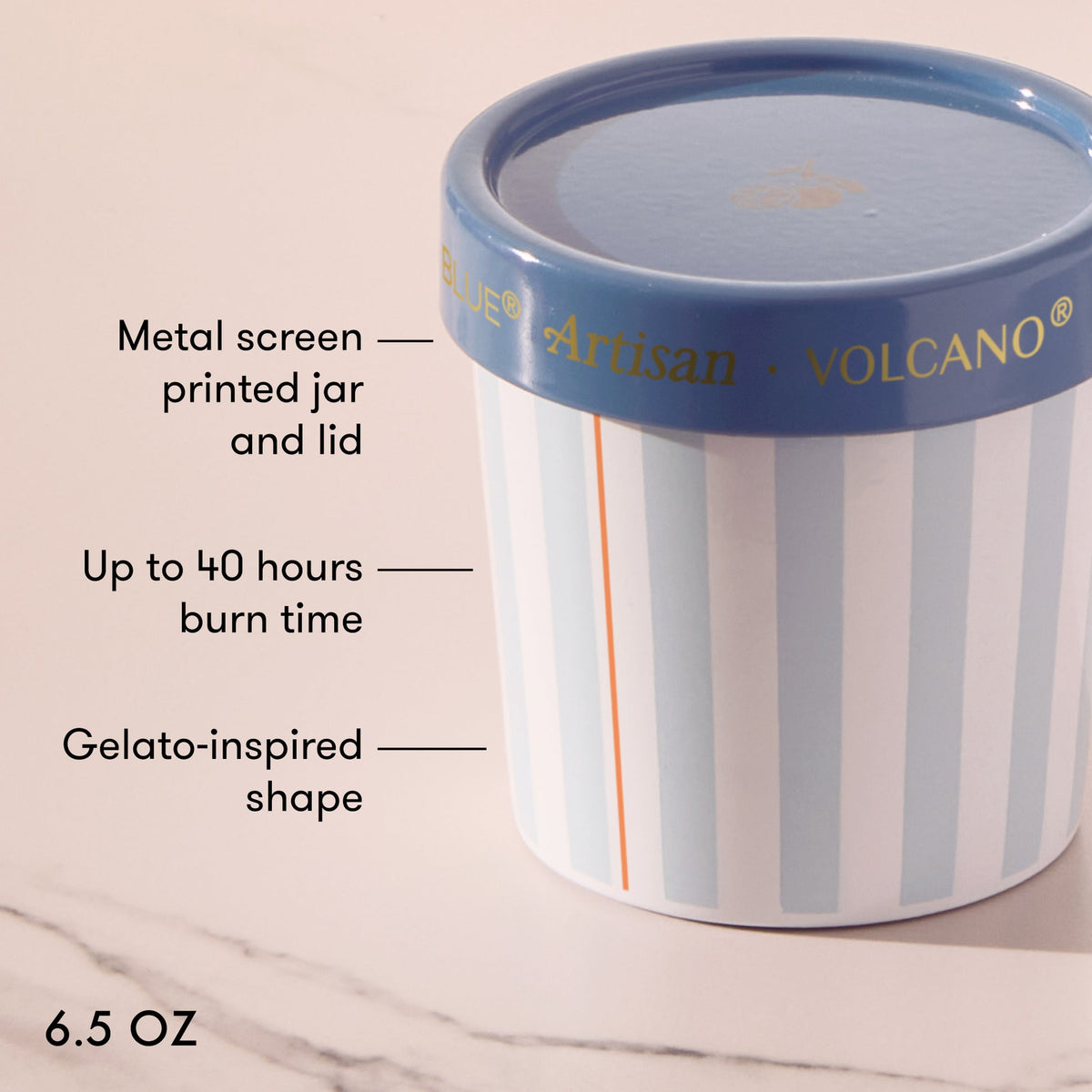 CAFFE CAPRI GELATO CUP CANDLE