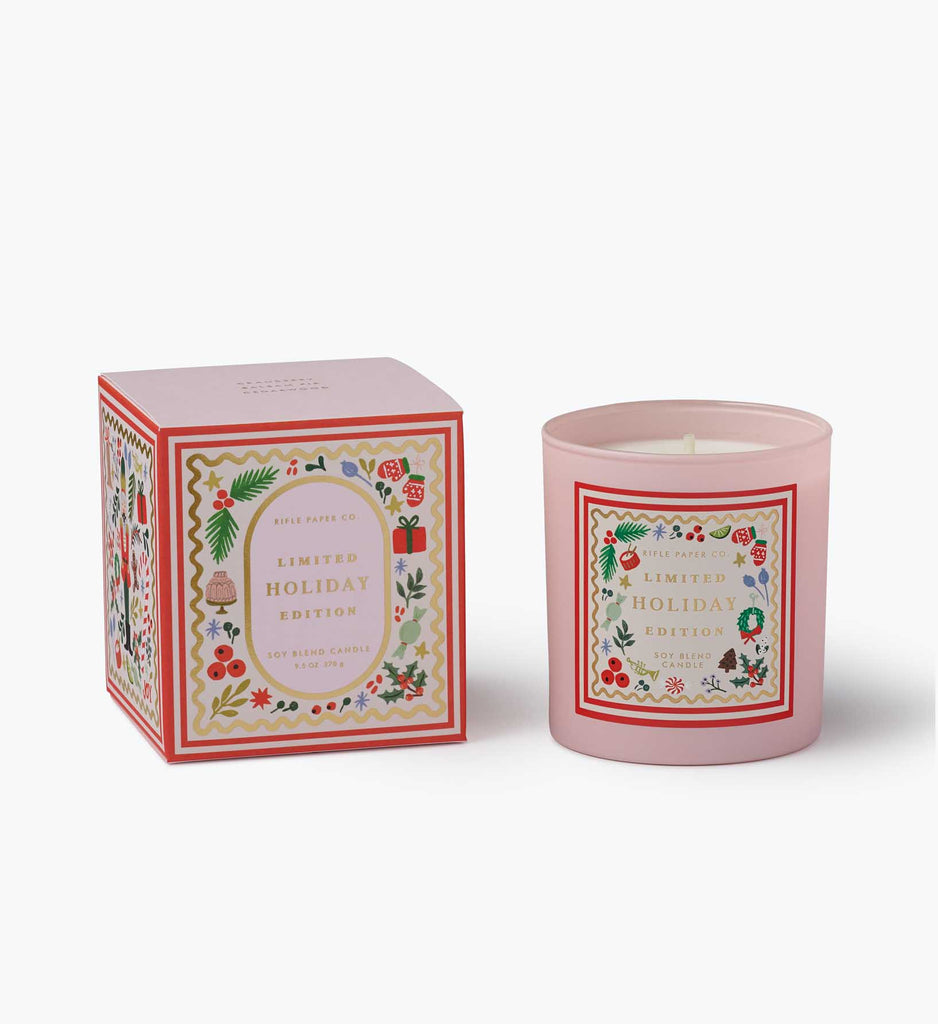 HOLLY JOLLY HOLIDAY CANDLE