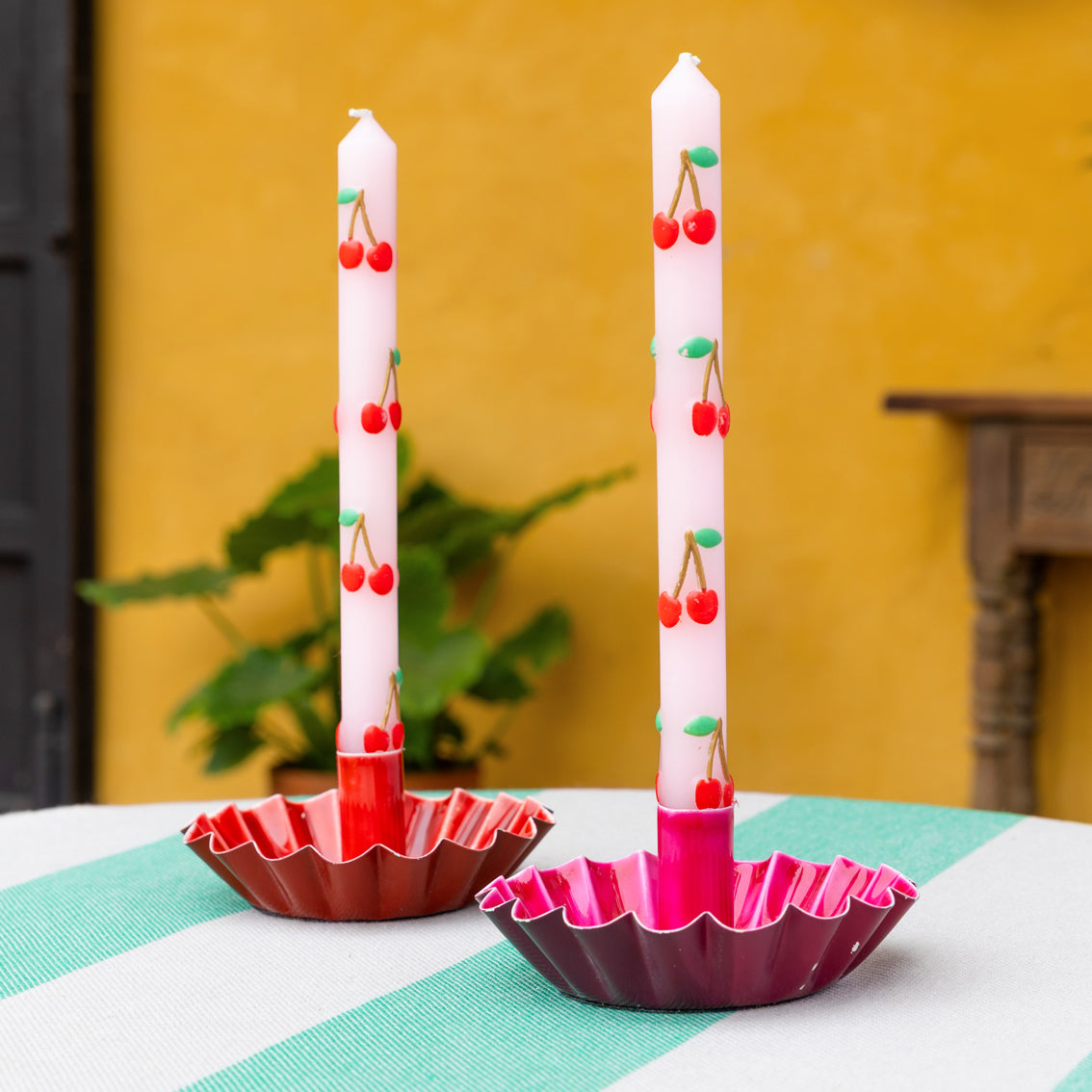 CHERRY DINNER CANDLES