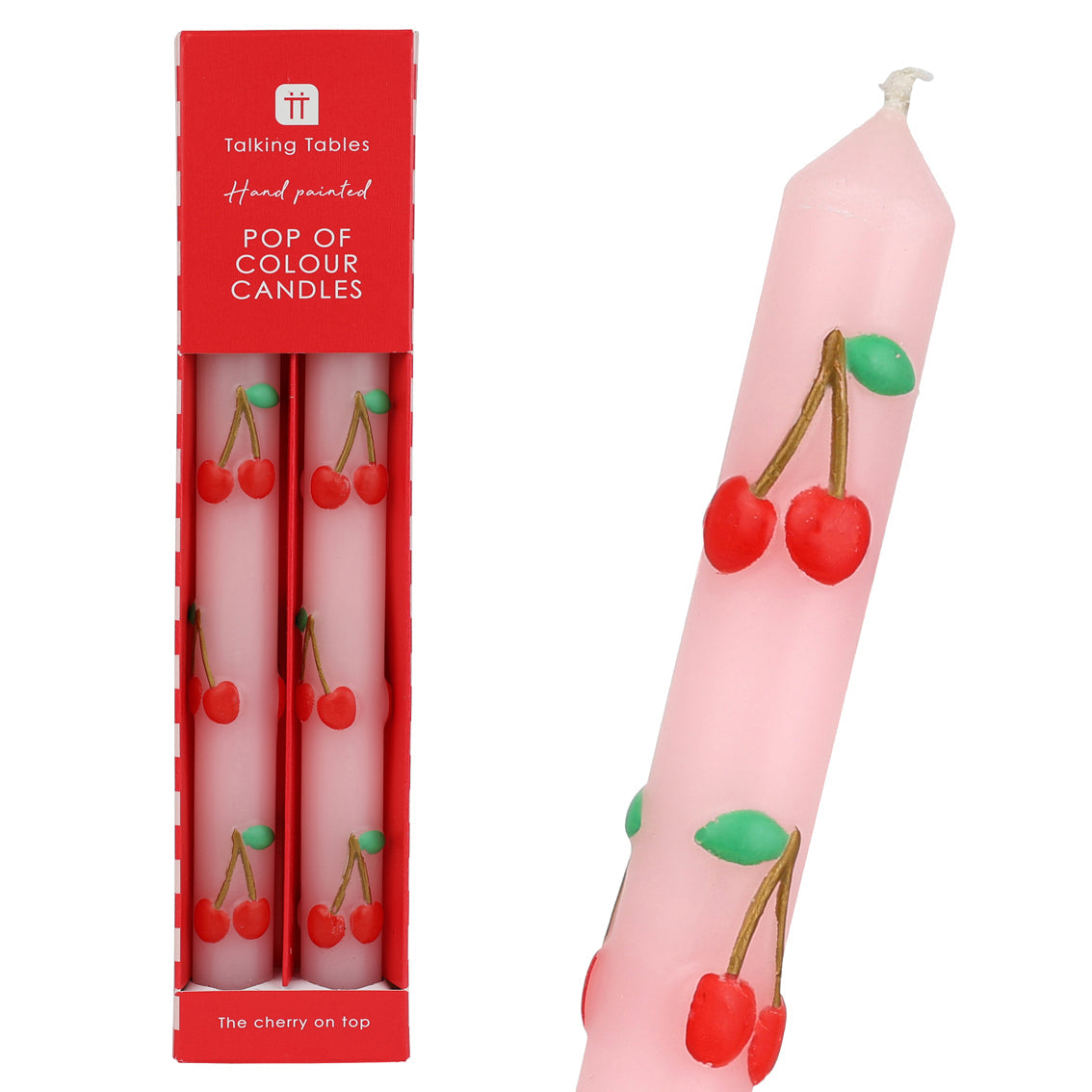 CHERRY DINNER CANDLES