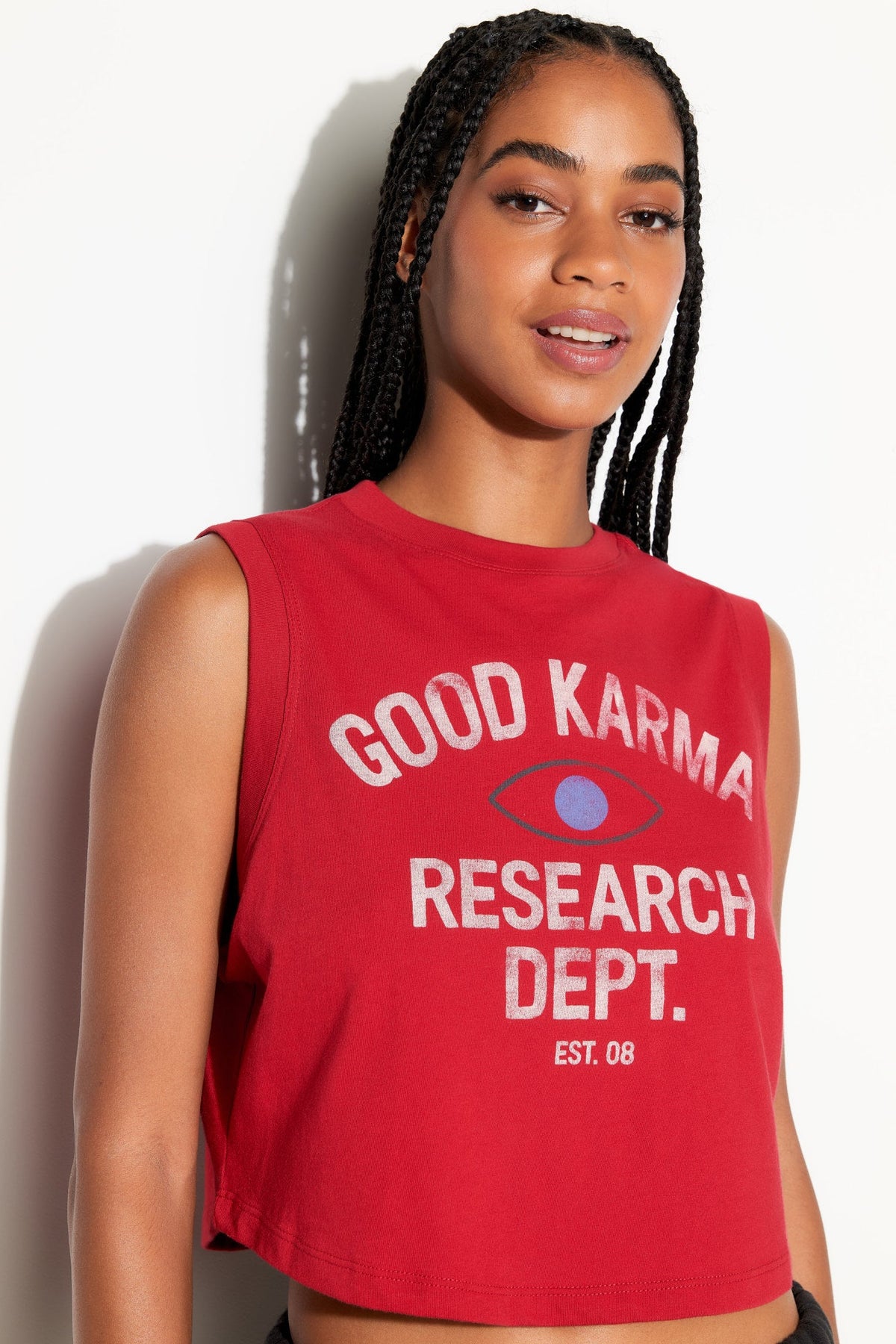 GOOD KARMA CRAWFORD CROP TANK