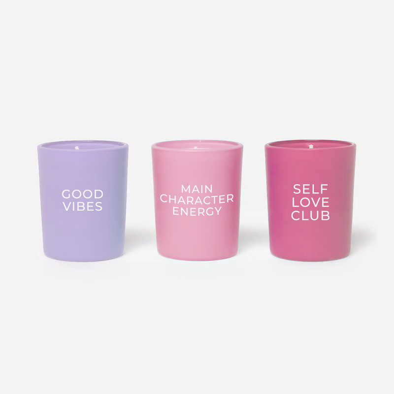 CARPE DIEM CRYSTAL CANDLE TRIO