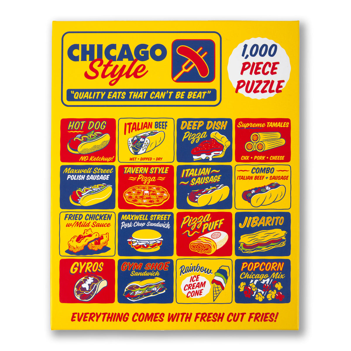 CHICAGO EATS 1000 PIECE PUZZLE