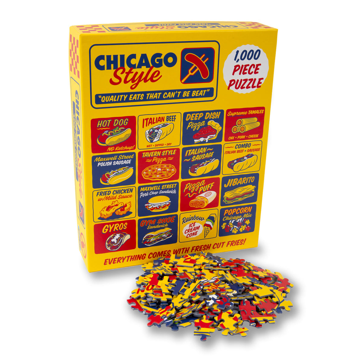 CHICAGO EATS 1000 PIECE PUZZLE