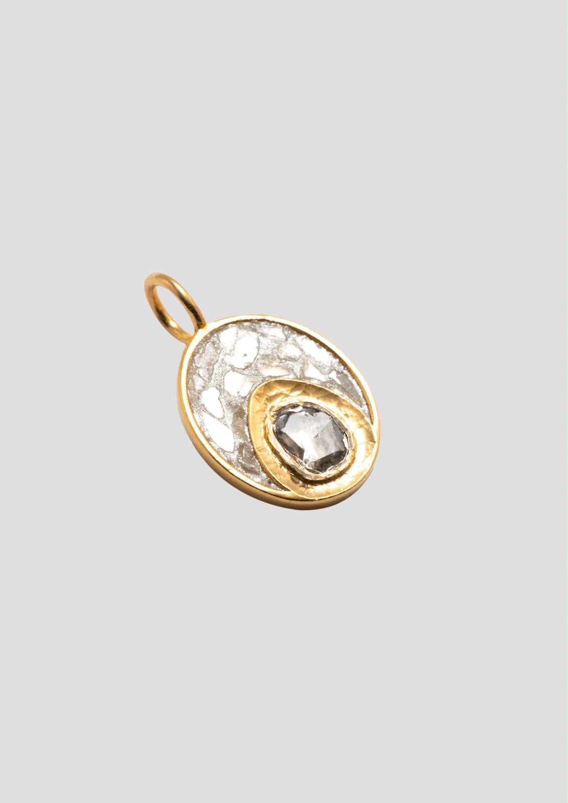 OVAL POLKI CHARM