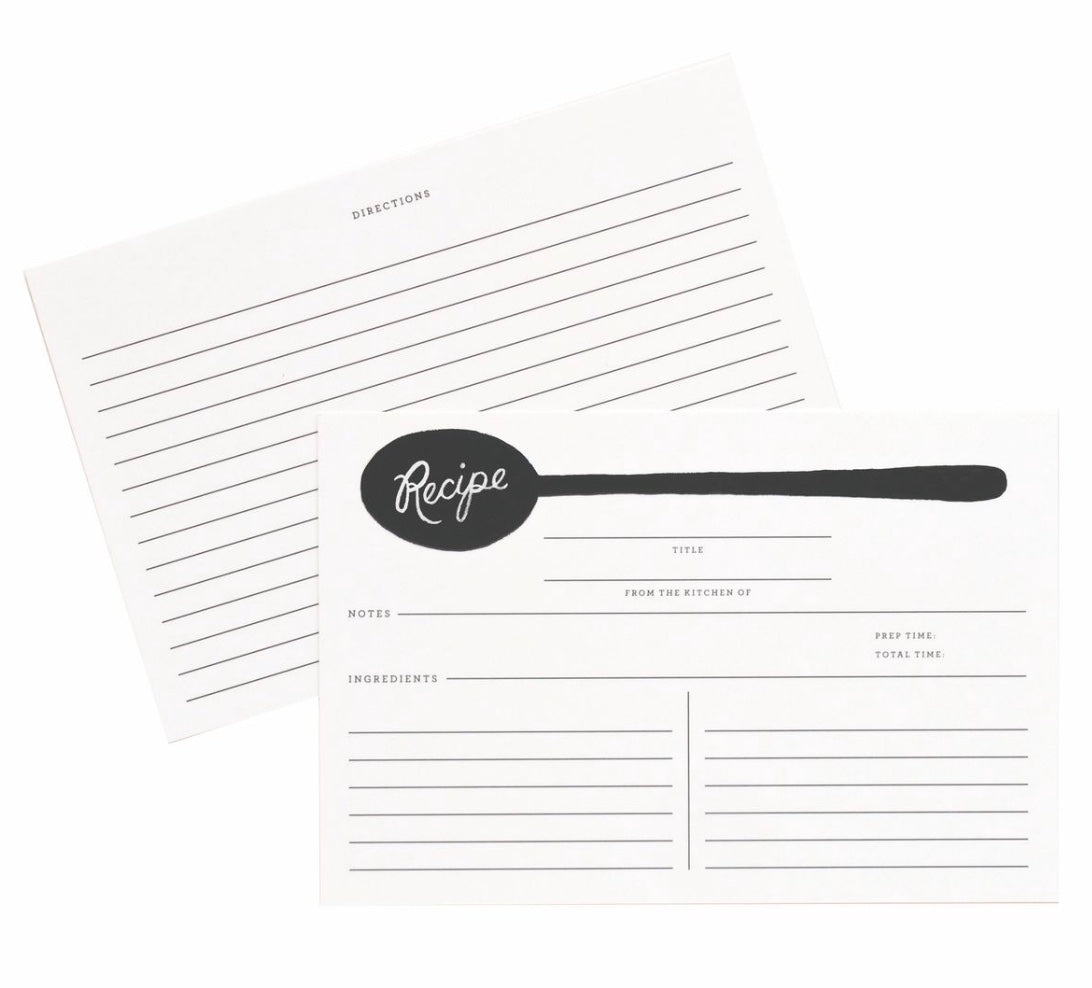 RECIPE BOX CITRUS FLORAL