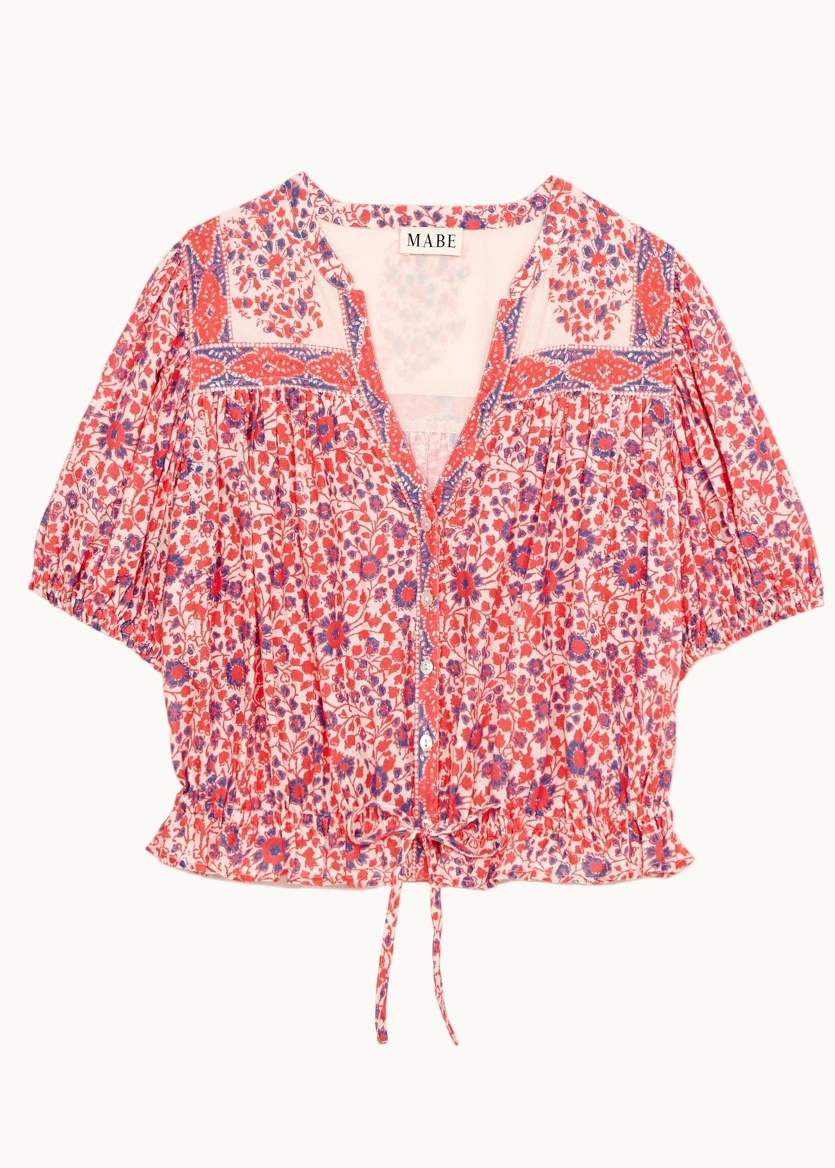 DELLA PRINT SHORT SLEEVE TOP