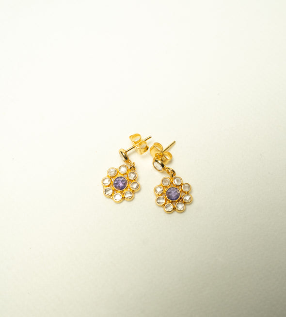 FLORENCE EARRING CZ BLUE