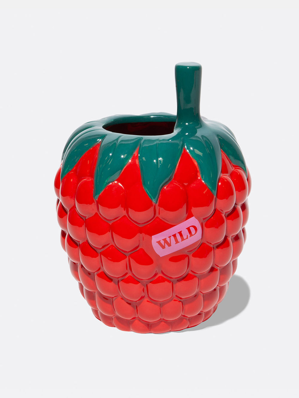 FARMER'S MARKET RASPBERRY VASE