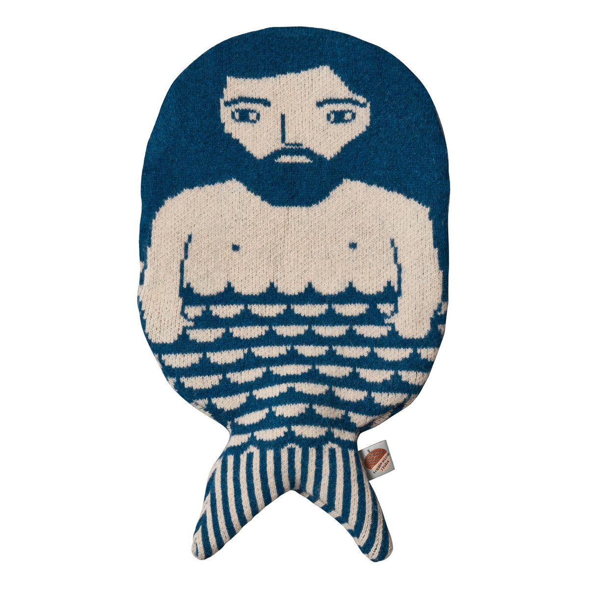 MERMAN HOT WATER BOTTLE BLUE