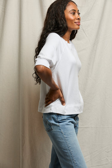 EFFIE BUBBLE SLEEVE SWEATSHIRT