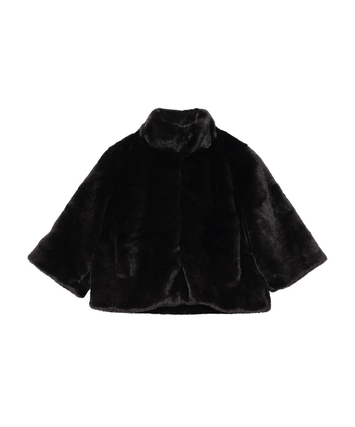 FAUX MINK FUR JACKET