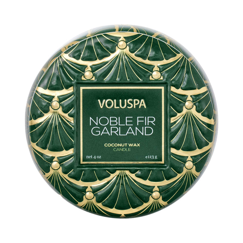 NOBLE FIR GARLAND MINI TIN