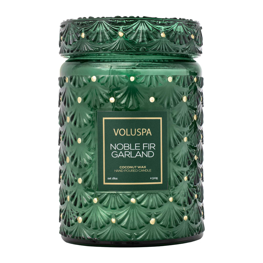 NOBLE FIR GARLAND LARGE JAR